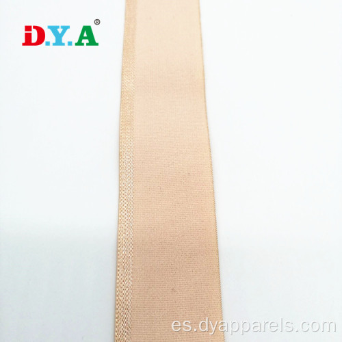 Banda elástica de nylon suave cepillada para prendas de ropa interior
